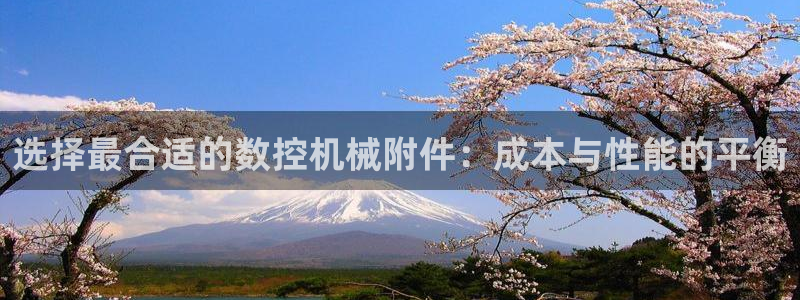 天辰娱乐登录测试:选择最合适的数控机械附件:成本与性能的平衡